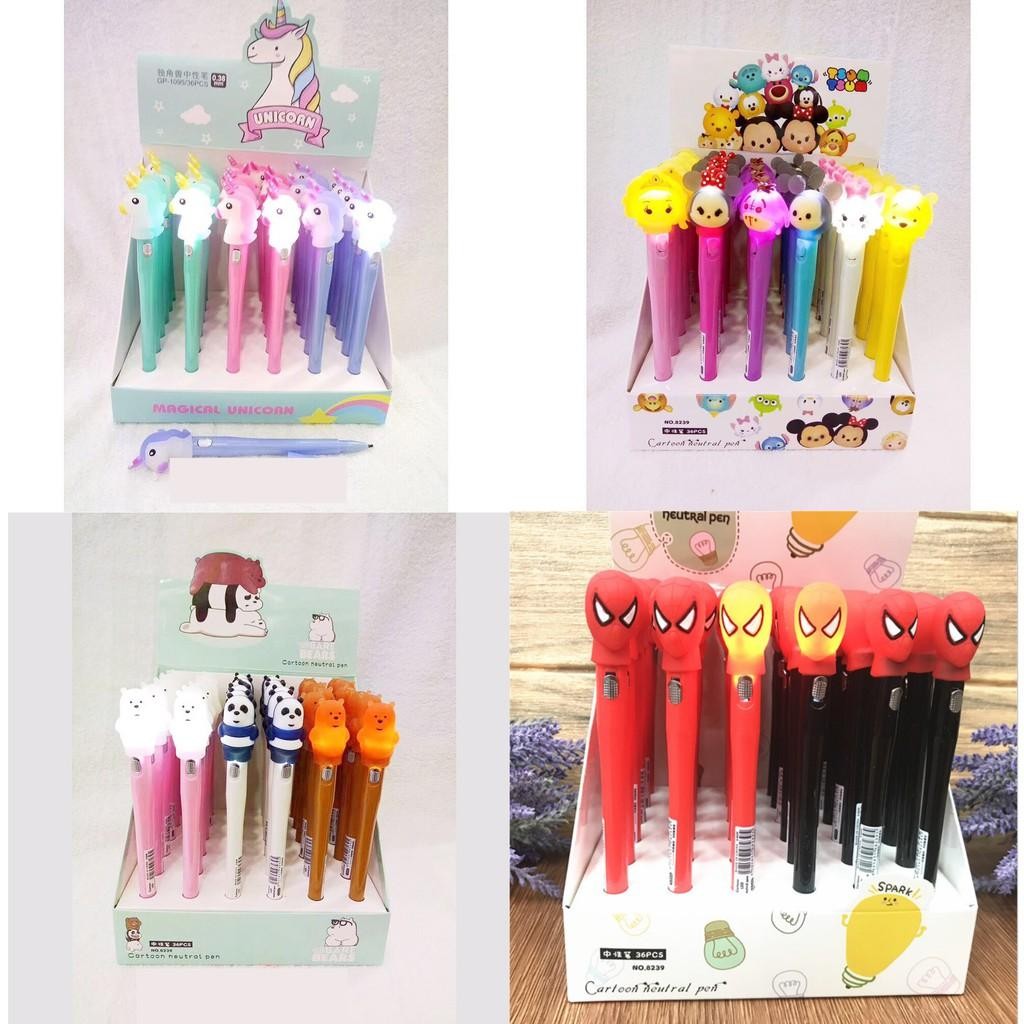 

[Khusus Batam] Pena Lampu Anak, Pulpen 3D Lampu Anak, Pena We Bare Bear, Pena Unicorn, Spiderman, Doraemon [G]