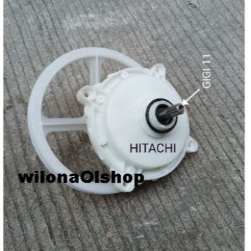 GEARBOX GEAR BOX MESIN CUCI HITACHI GIGI 11 - AS BAWAH KOTAK 1200 KJ