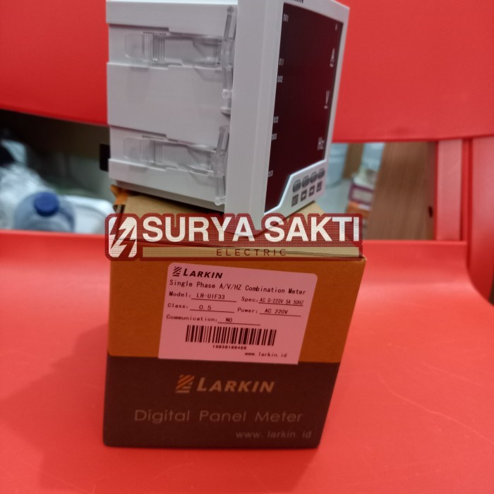 Digital Power Meter Multi Meter A V Hz 1P Panel Larkin