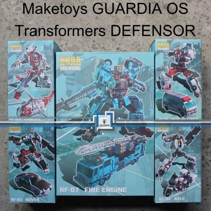 Yes Model DEFENSOR Transformers Combiner Maketoys Guardia YM Defensor