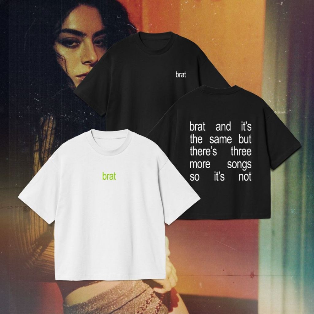 KAOS POP CULTURE BOX FIT Charli XCX | Ukuran XS-2XL |KGXZbVtC|