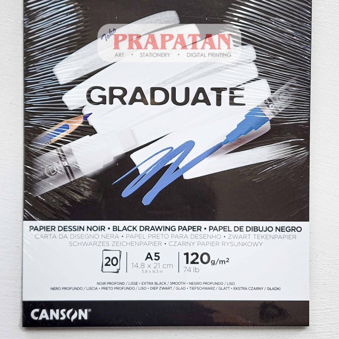 

Graduate Canson Drawing Pad A5 Mix Media Watercolor Sketch #Original