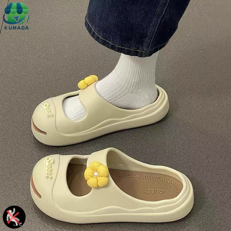 Sandal Jelly Wanita 2024 Model Korea Model Baru Import Wedges Terbaru Sandal Slop