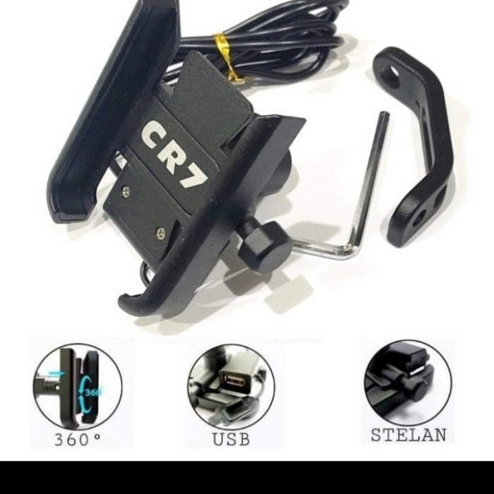 EKSLUSIF Accessories motor xsr cb beat fino scoopy breket holder hp motor