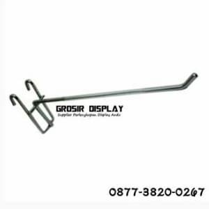 DISKON Hook Ram Krom 15cm Tebal Gantungan Aksesoris Jaring Ram Konter HP