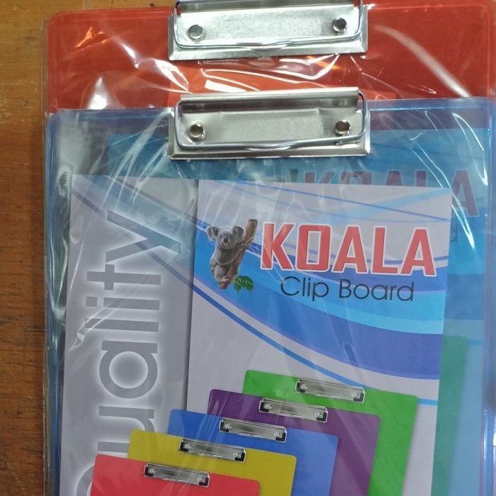 

Clip Board Plastik Transparan Koala Folio #Original