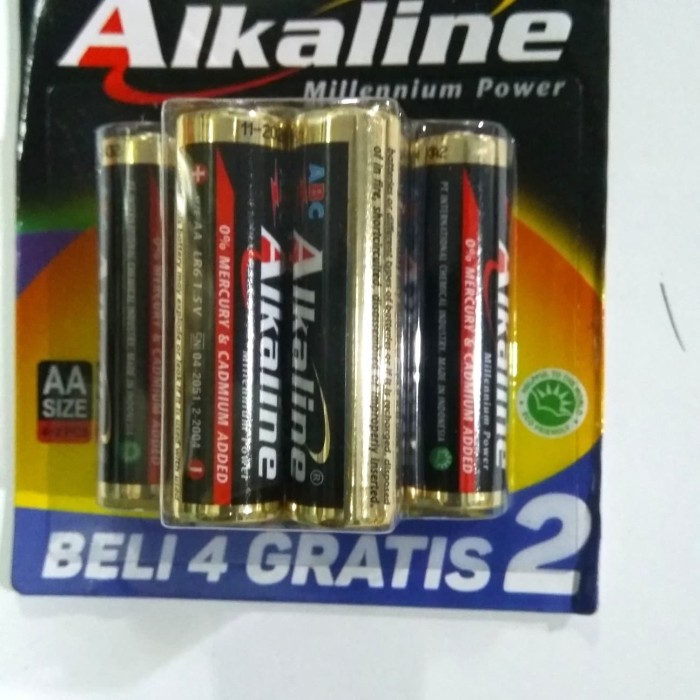 

Baterei Aa Alkaline Isi 6 Per Set. #Original