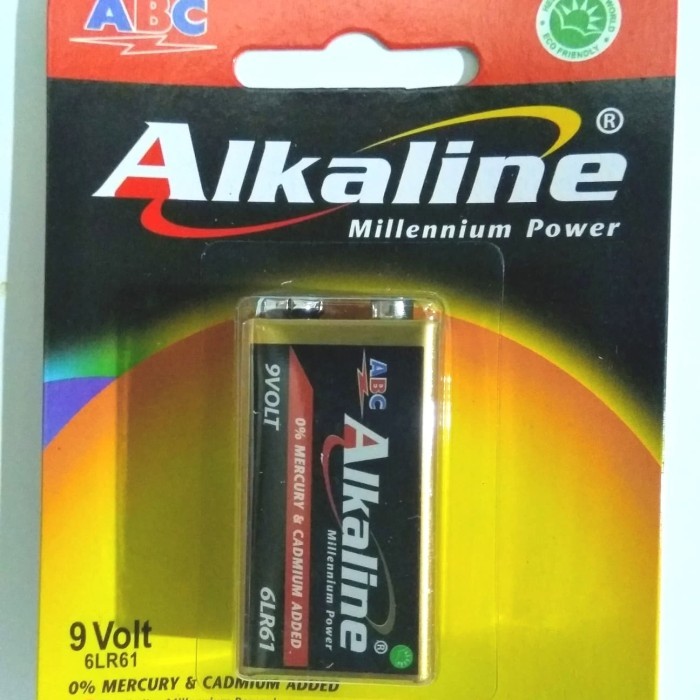 

Baterei 9 Volt Alkaline Abc #Original