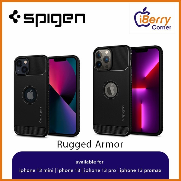 Spigen Rugged Armor case iphone 13/ 13 Pro/ 13 Pro Max/ 13 mini