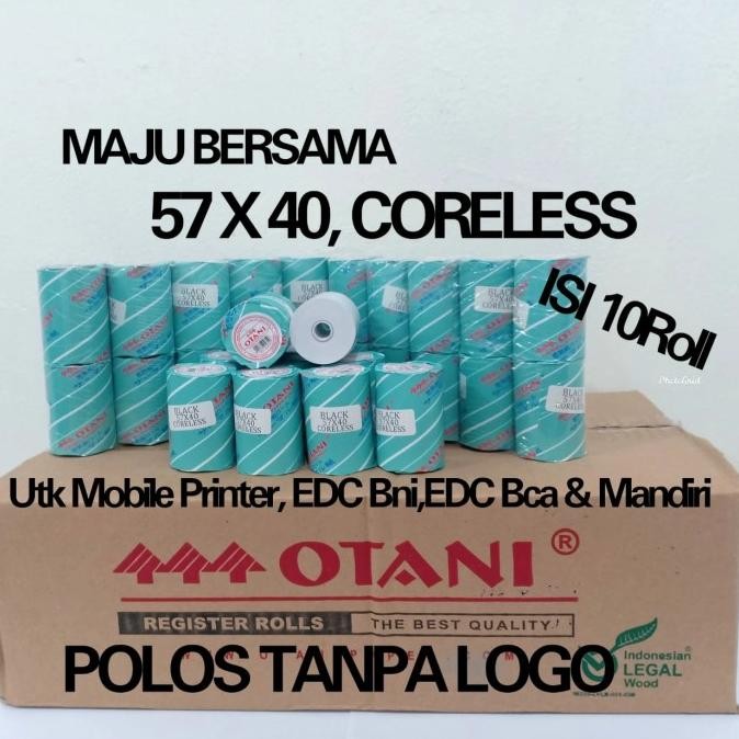 

Sale Thermal Paper Kertas Struk 57X40-13, Merk Otani