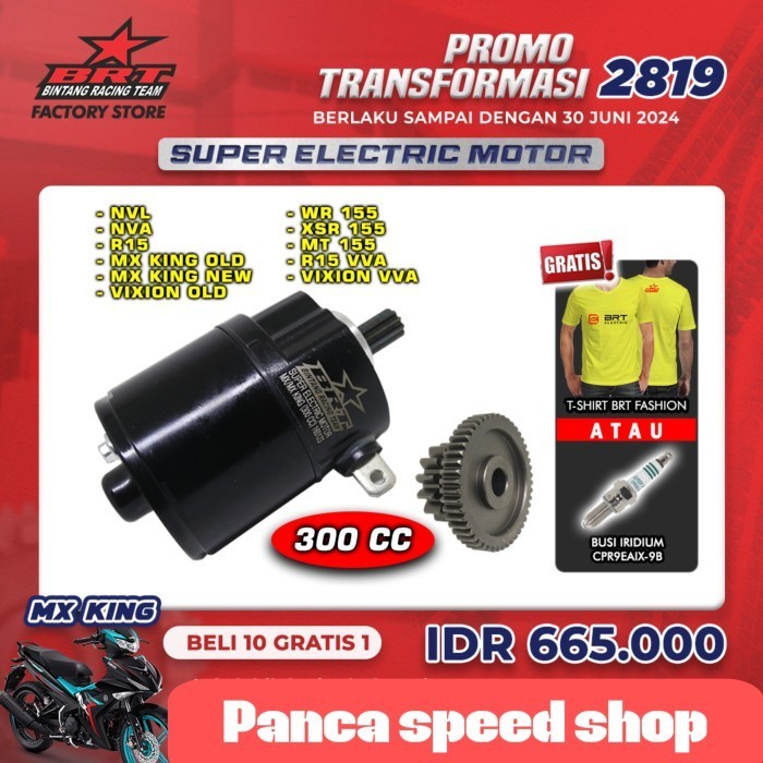 Mantab Dinamo Stater Starter Brt Mx King Vixion Nvl Nva Bore Up 300Cc