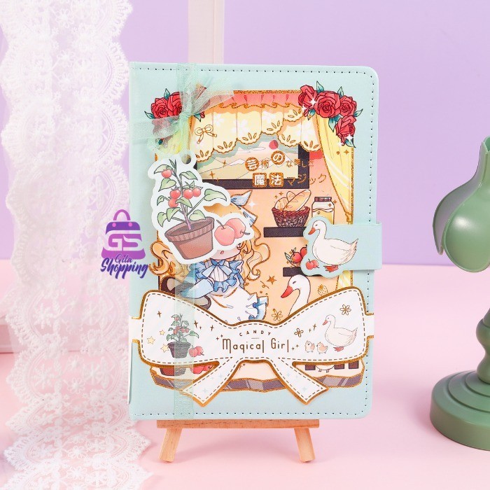 

Magnetic Notebook Diary Magical Girl / Jurnal Agenda Buku Tulis - 6286