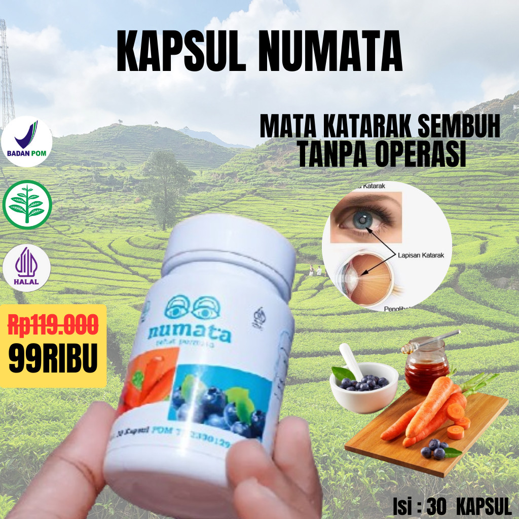 Numata Kapsul Bantu Atasi Katarak|Mata Pterygium