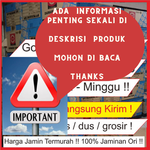 

HARGA DISC - Lakban BENING/COKLAT DAIMARU 48 mm x 90 yard 1 dus - Grab/Gojek Only -