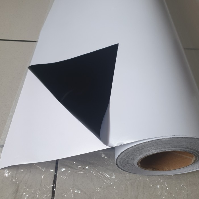 

TERBARU - Sticker Vinyl Blockout Glossy/ Black Ecosolvent / Outdoor 120 gsm 50 m