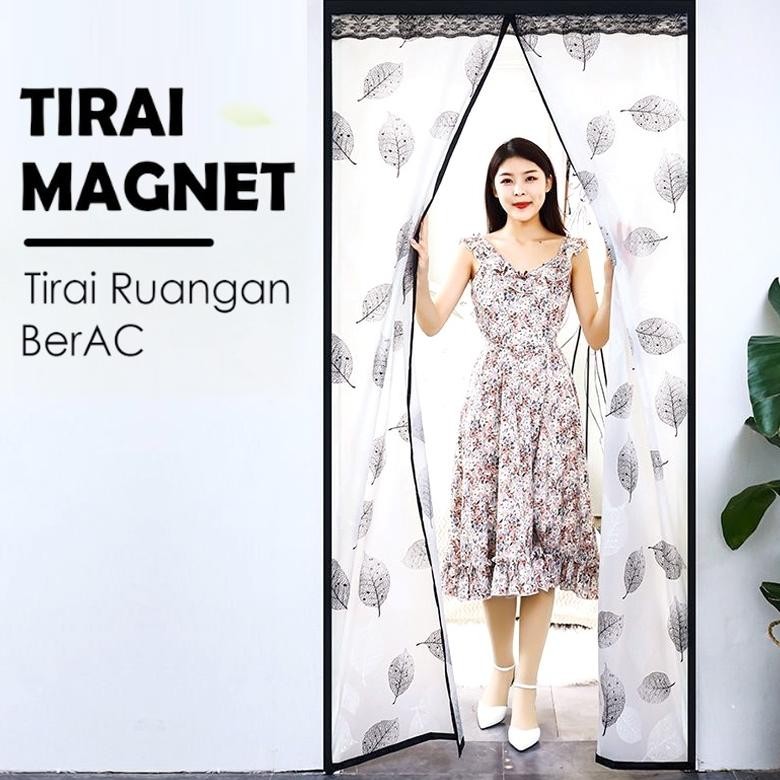 Tirai Magnet Elegan bahan plastik Tirai Anti Nyamuk Magnet Murah / Tirai Anti Nyamuk / Tirai Pintu H