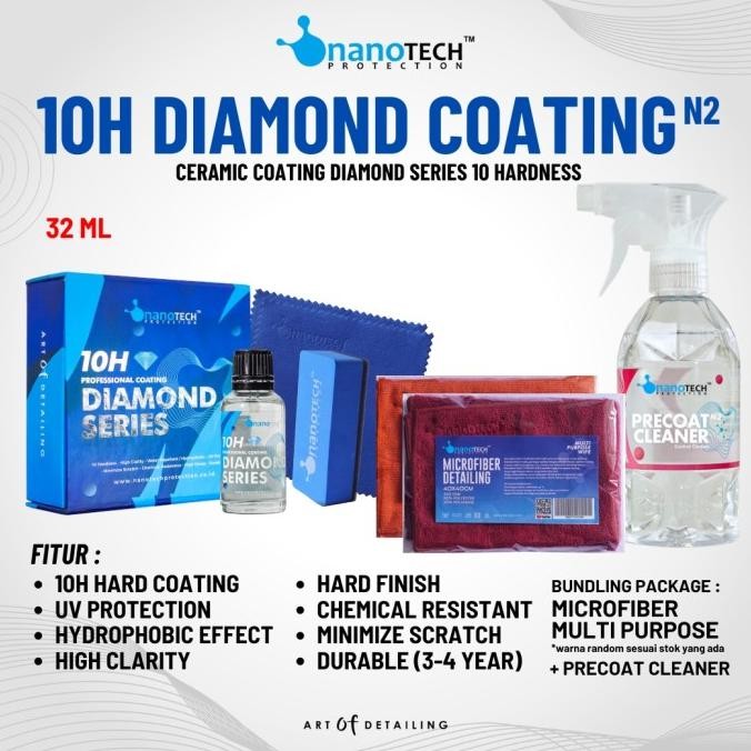 10H DIAMOND SERIES NANO CERAMIC COATING - nanoTECH PAINT PROTECTION