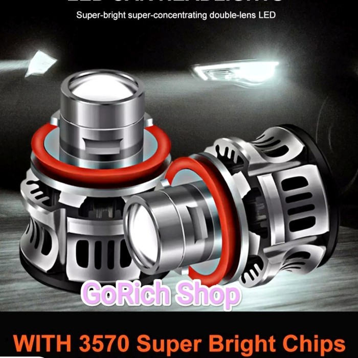 NEW Led Laser Foglamp Headlamp H11 H8 H16 Super Terang