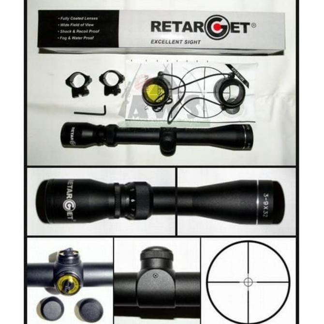 Sale Teleskop / Teropong Riflescope Retarget 3-9 X 32E
