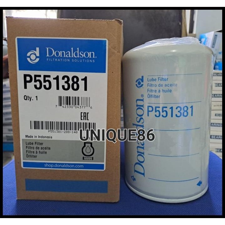 DISKON OIL LUBE FILTER P551381/P551670 DONALDSON 