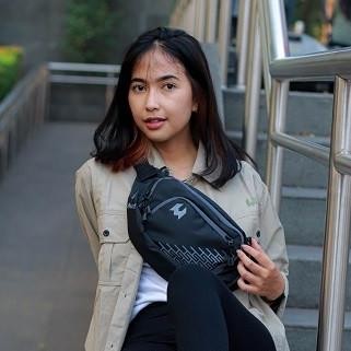 Original Waist Bag Tas Selempang Pinggang Hikemore Schoud Setara Torch Eiger