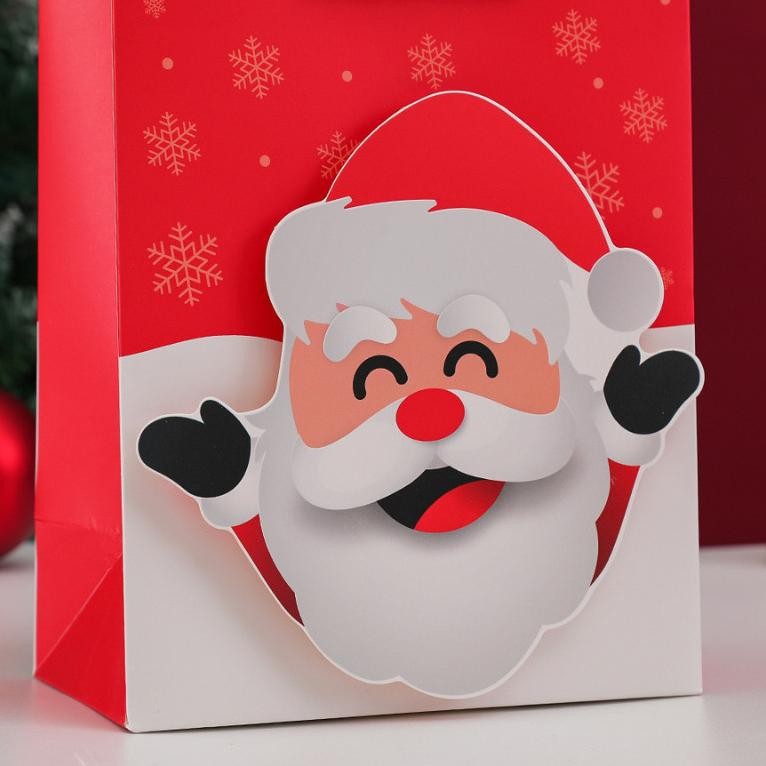 

Murah Paper Bag Christmas Santa Rusa Natal / Tas Goodie Bag Natal / Tas Hampers Natal Termurah