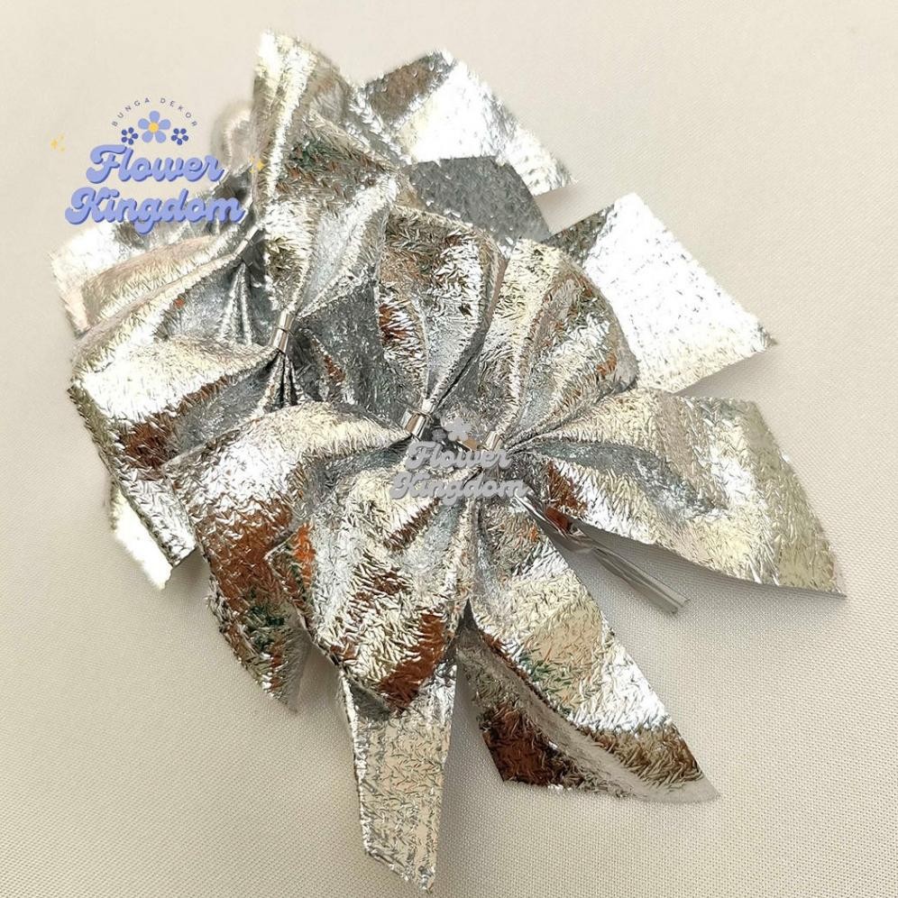 

Flash Sale 12Pcs Christmas Pita Emas Hiasan Dekorasi Busur Christmas Hampers Pohon Natal Ornament Chrismtas Xmas Natal Aksesoris Christmas Tree Original