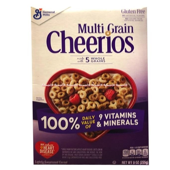 

General Mills Cheerios Multi Grain Whole Grain Gluten Free 255gr