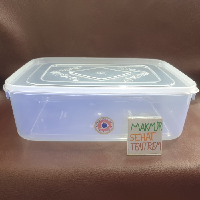 STOK TERBATAS ORIPLAST 3500ML Kotak Kue, Wadah Plastik Makanan SKU200554