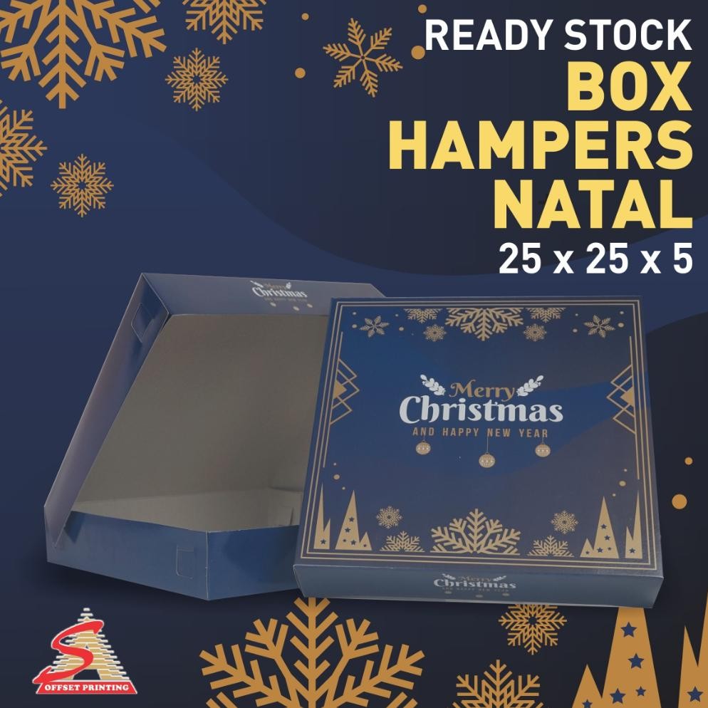 

Kjh 25 X 25 X 5 Box Natal / Hampers Natal