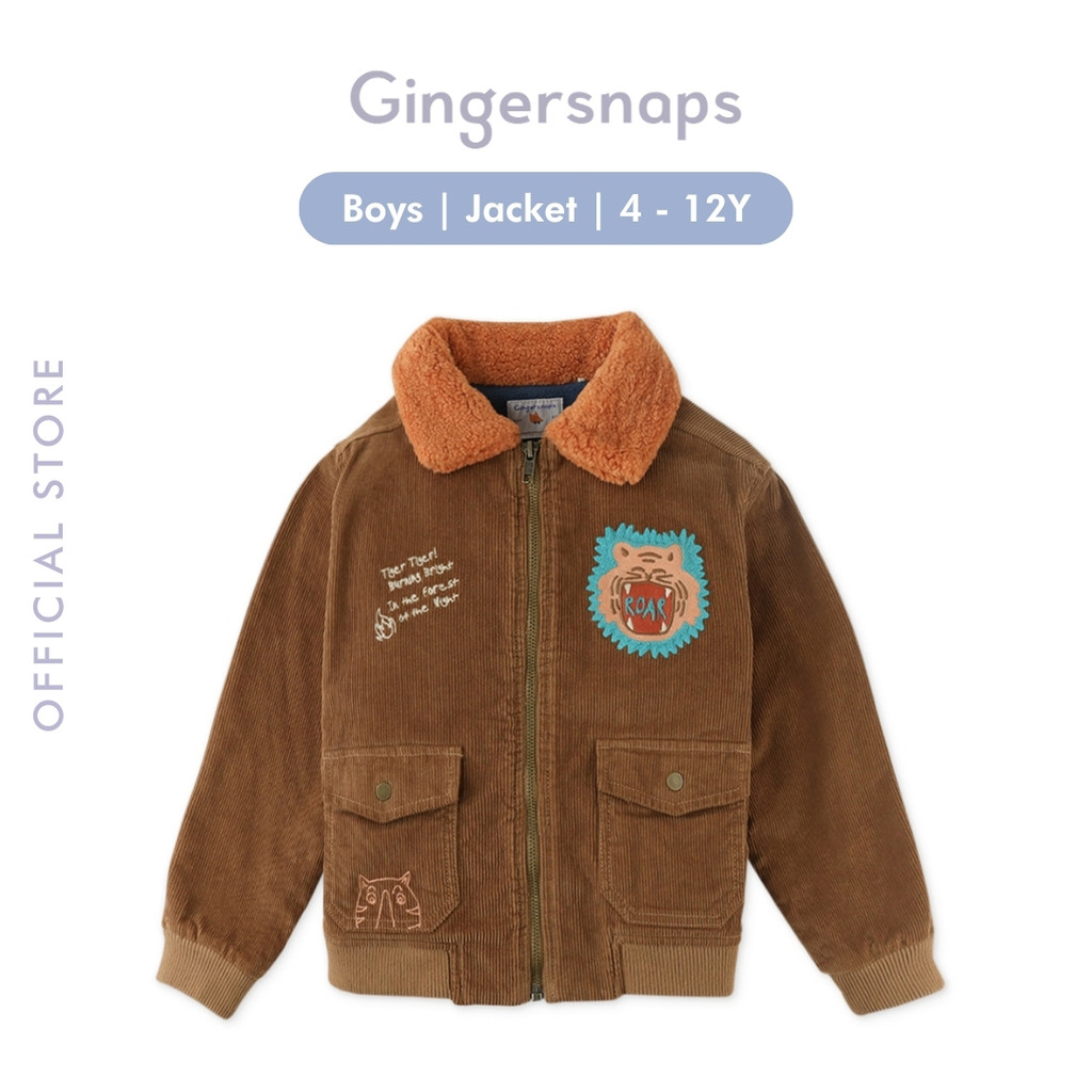Gingersnaps Winter Emporium Jacket - Jaket Anak Laki-laki (Cokelat)