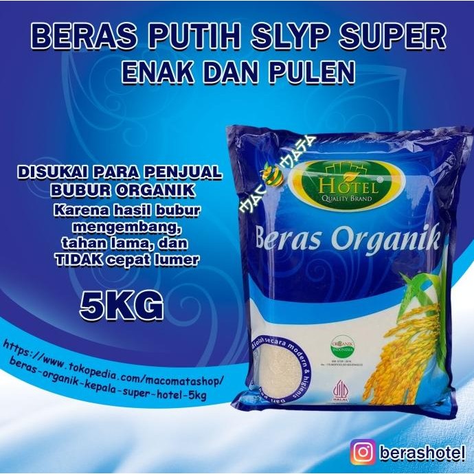 

Beras Organik Kepala Super HOTEL 5Kg [terbaik]