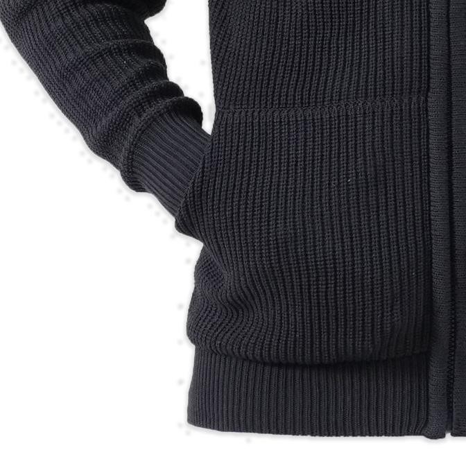 Sale Sweater Rajut Pria Elmour Resleting Tebal Full Cotton