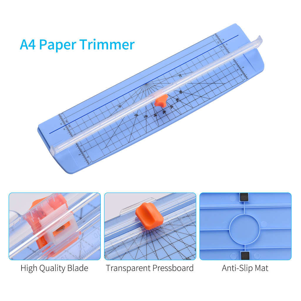 

Portable Paper Trimmer A4 Size Paper Cutter Cutting Machine 12 Inch Cutting Width for Craft Paper Photo Laminated Paper