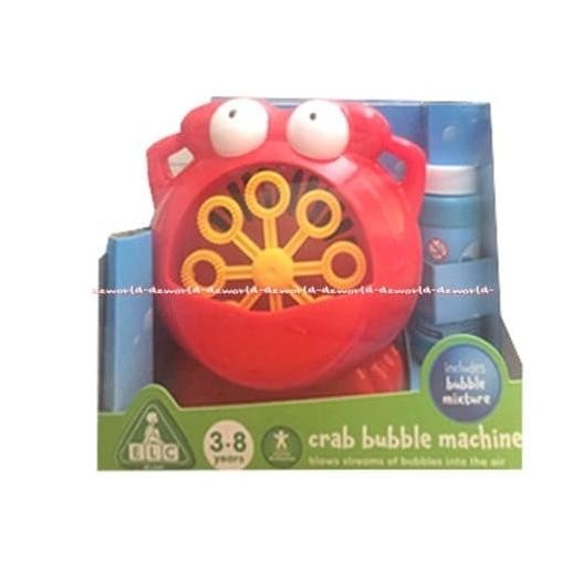 

ELC Crab Bubble Blower Mainan Mesin Balon Bubble Kepiting Red