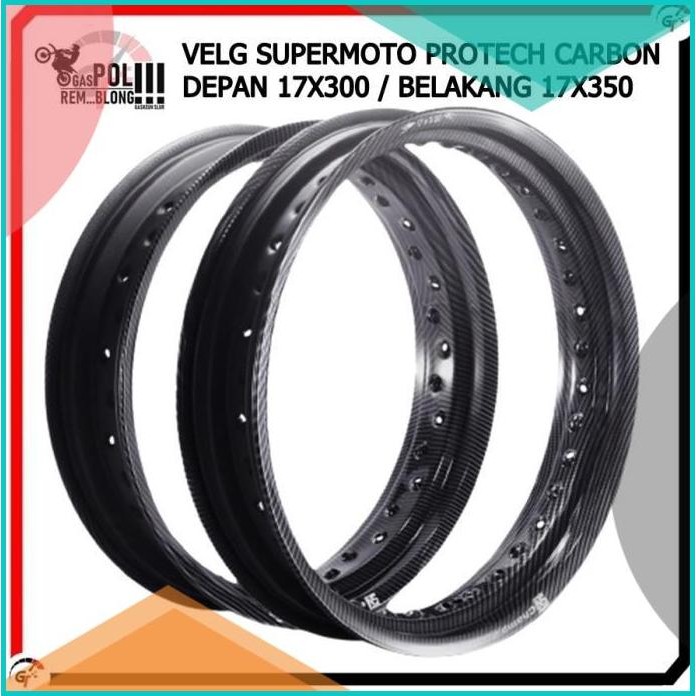 VELG 17 300 350 CARBON SUPERMOTO CRF WR KLX DTRACKER D TRACKER 11OKTZ4