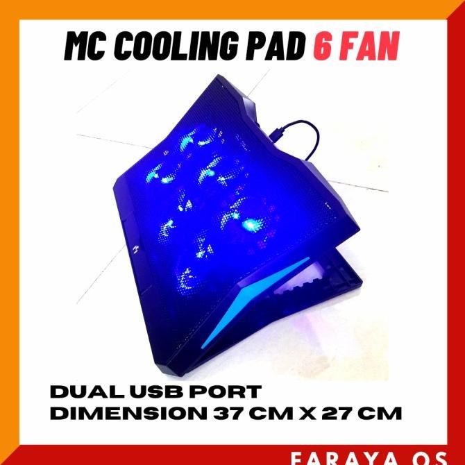 Sale Mc Gaming Cooling Pad Laptop 6 Fan