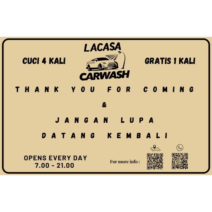 

cetak kertas Alas kaki carwash samson coklat pengiriman reguler