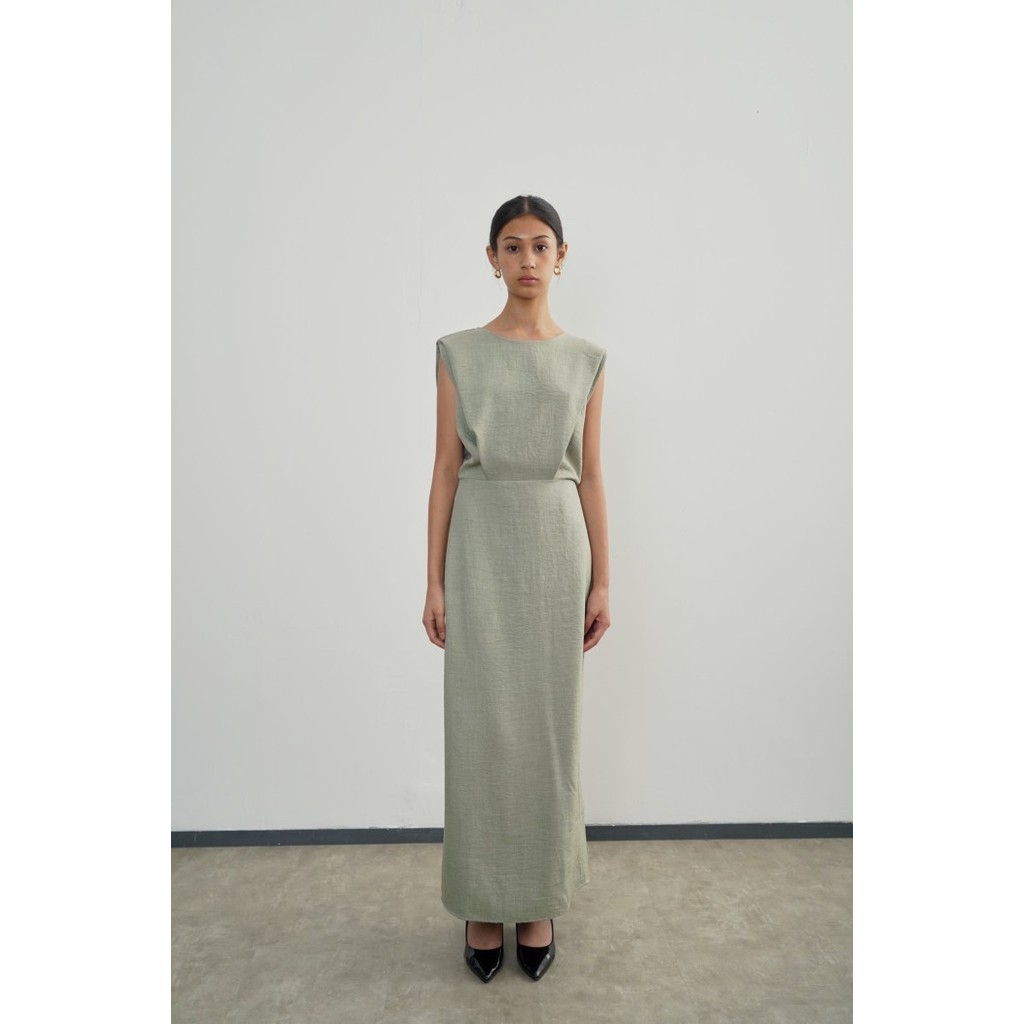 PAFON Gata Dress - Sage PAFON