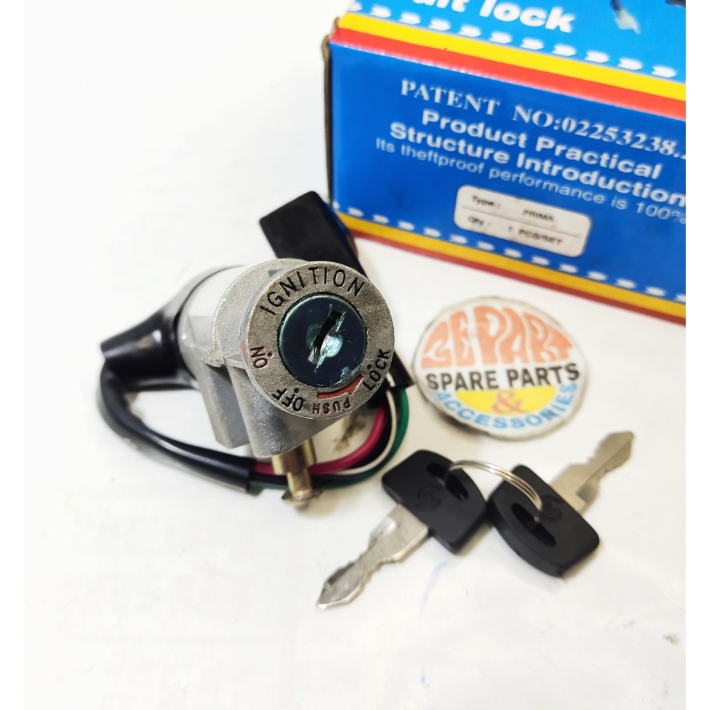 Kunci kontak Prima Astrea Star Limited Item Barang Langka Spare Part Motor Klasik
