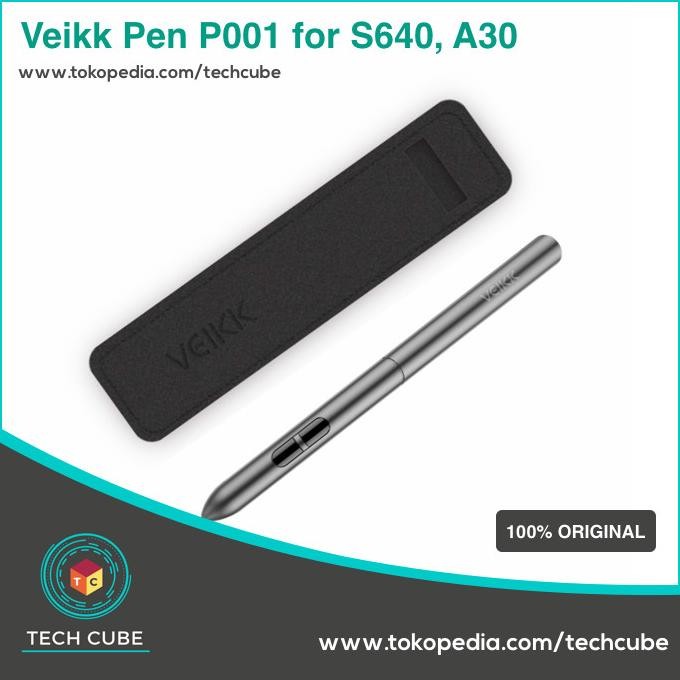 Murah Veikk P001 Digital Drawing Pen Stylus For Veikk S640 Veikk A30