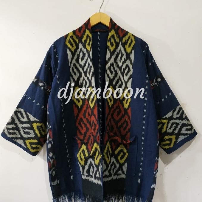 Promo Outer Kimono Tenun Etnik Jepara P9/Baju Batik Pria