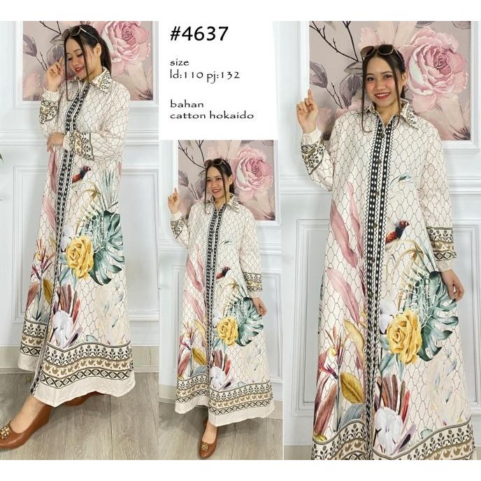 GAMIS DRESS BAJU MUSLIM WANITA TERBARU KATUN BANGKOK PREMIUM