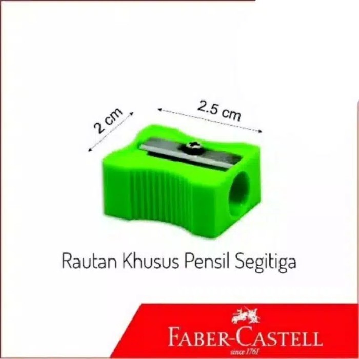

VO960 Rautan Pensil Segitiga Faber Castell PROMO