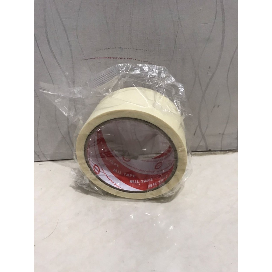 

UE907 Masking Tape / Lakban Kertas MilTape 2 inch / 48 mm - 2 inch TERBARU