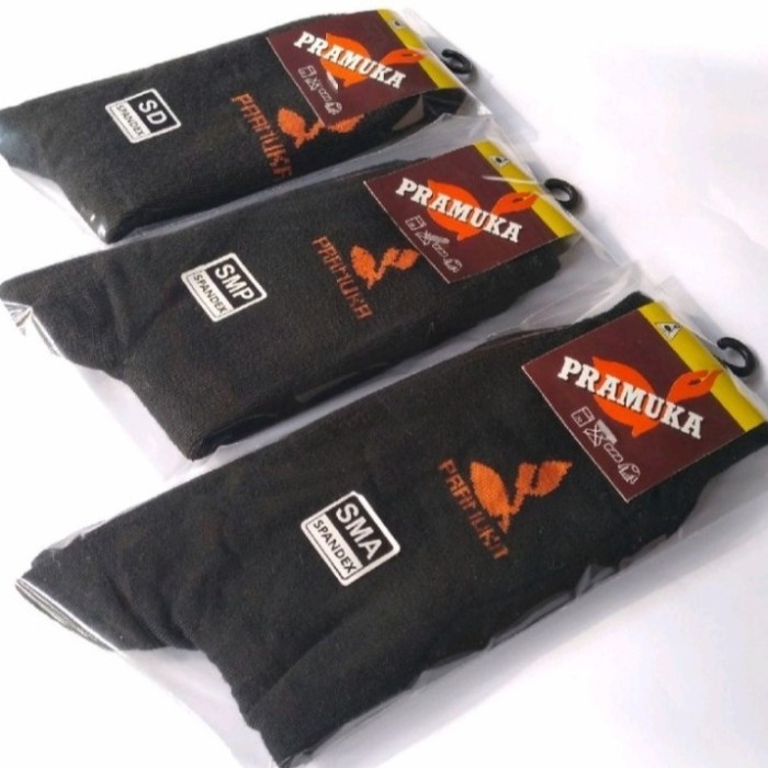 

YE327 KAOS KAKI PRAMUKA/KAOS KAKI SEKOLAH PRAMUKA SD, SMP, SMA STOK TERBATAS