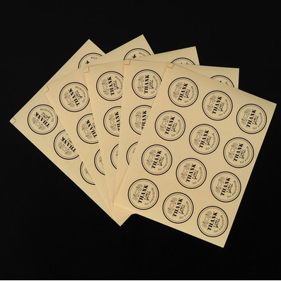 

WN836 Paper Tags Sticker Transparent - THANK YOU for Everything (1sheet) NEW