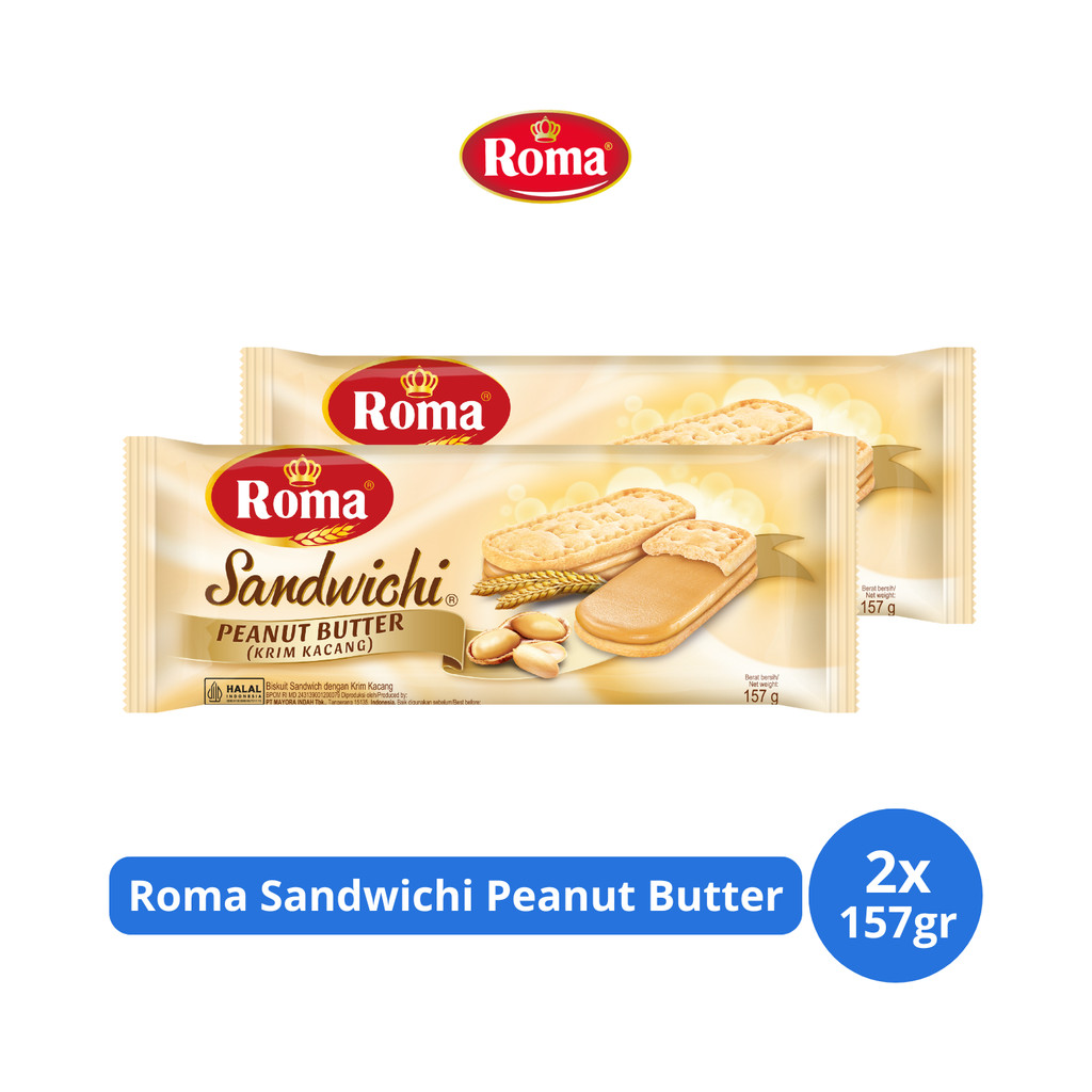

Roma Sandiwichi Peanut Butter 206gr x 2 pcs