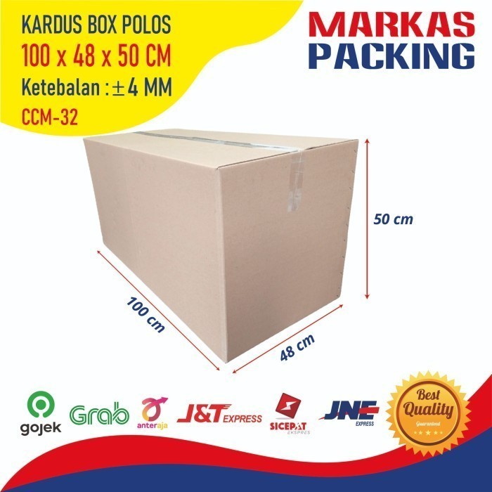 

PTC KARDUS JUMBO 100x48x50 PACKING KARTON KOTAK BOX POLOS