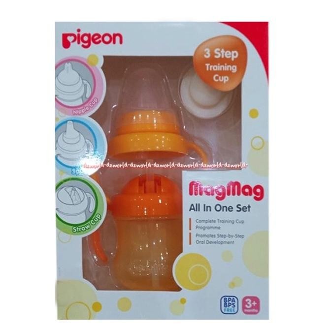 

Pigeon Magmag All In One Set Tempat Minum Bayi 3 Month Pigeon Mag Mag